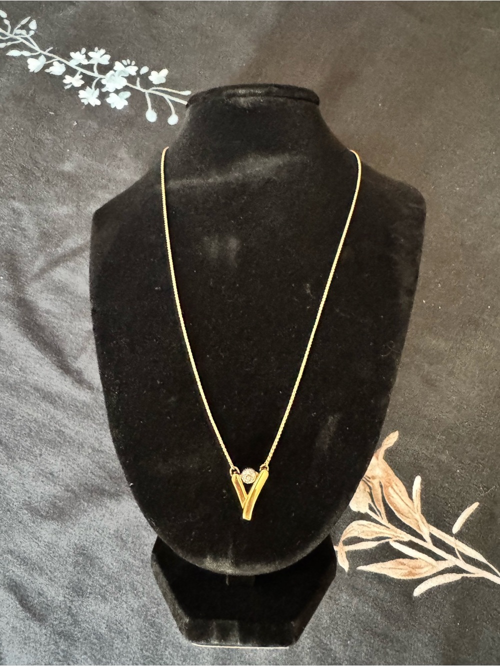 YSL Gold plated Pendant Necklace - Elegant Women’s Jewelry